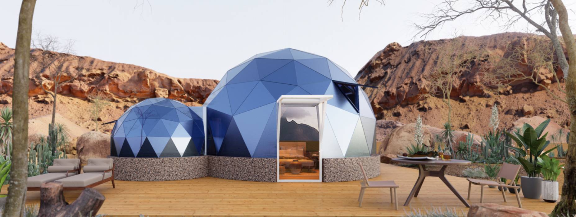 四子王旗球形智能光伏玻璃星空房